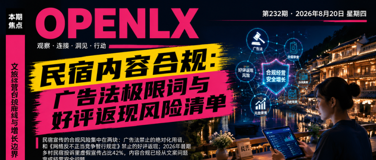 民宿内容合规：广告法极限词与好评返现风险清单｜民宿内容合规、广告法