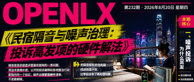 民宿隔音与噪声治理:投诉高发项的硬件解法|民宿隔音、噪声治理